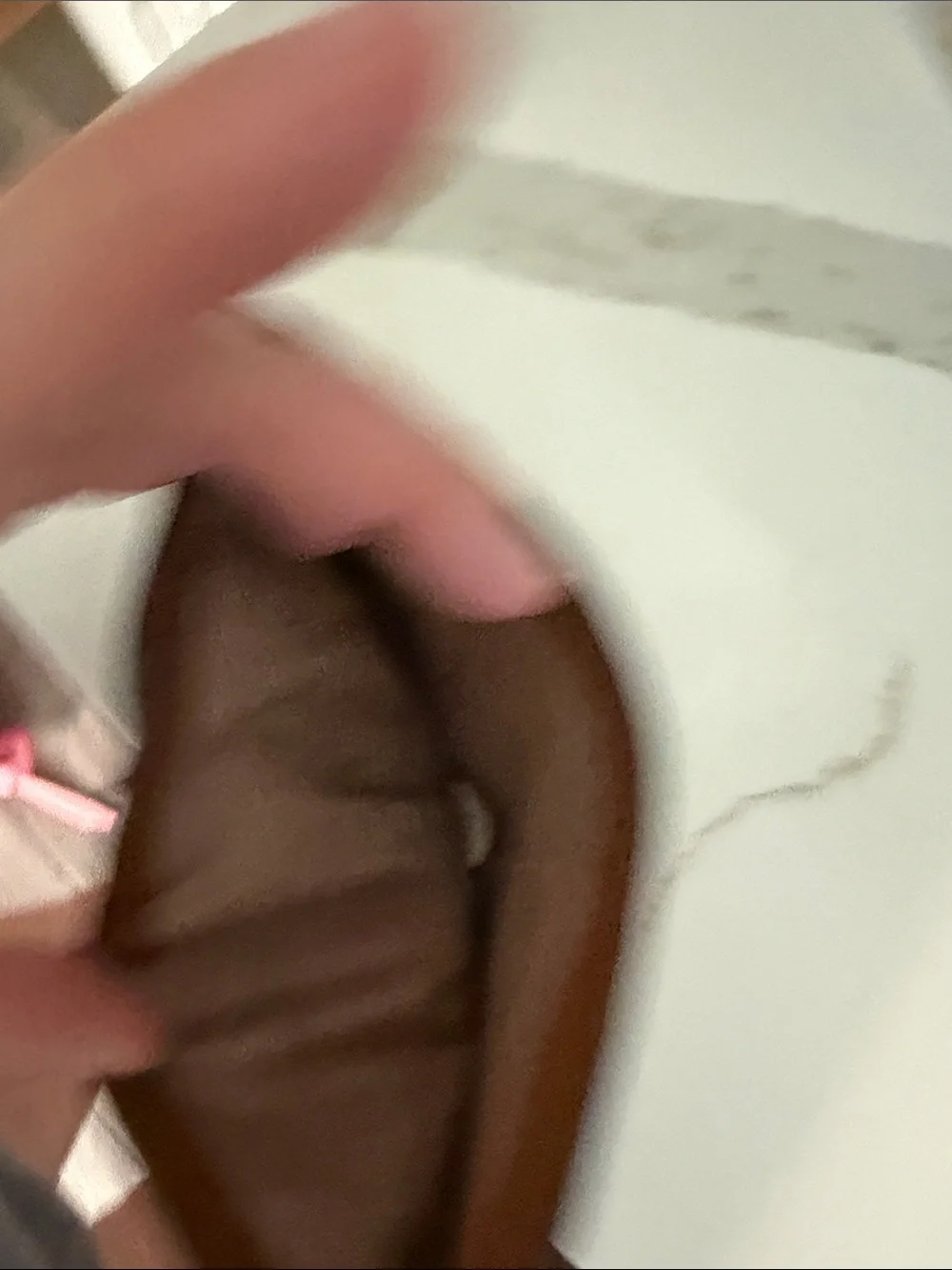 kate spade Brown Leather Zip-Around Compact Wallet